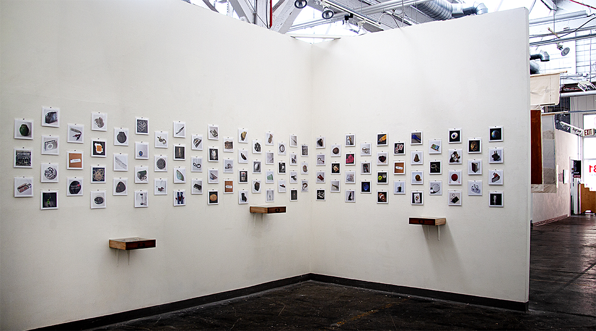 Photo of the installation of the exhibition at Artspace Gallery