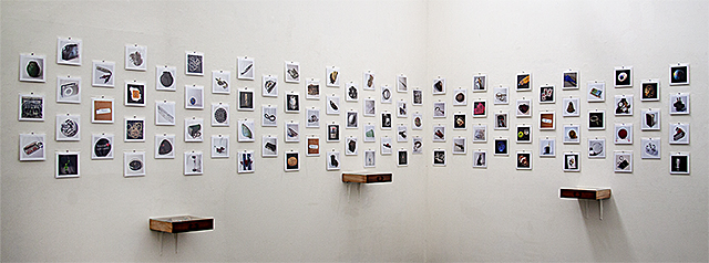 Photo of the installation of the exhibition at Artspace Gallery, July 2020