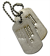 army dog tags